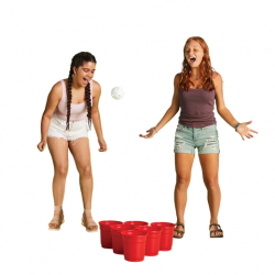 Giant Yard Pong Game (12 Cups & Balls)