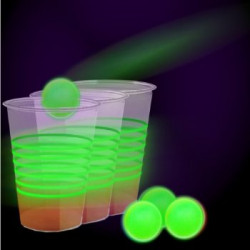 Glow in the Dark Water/Beer Pong (20 Cups & 3 Balls)