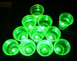 glow in the dark beer pong3 1696527475 Glow in the Dark Water/Beer Pong (20 Cups & 3 Balls)