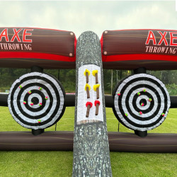 Inflatable Dual Lane Axe Throwing