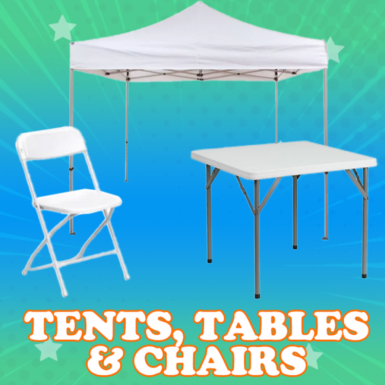 Chairs, Tables & Tents